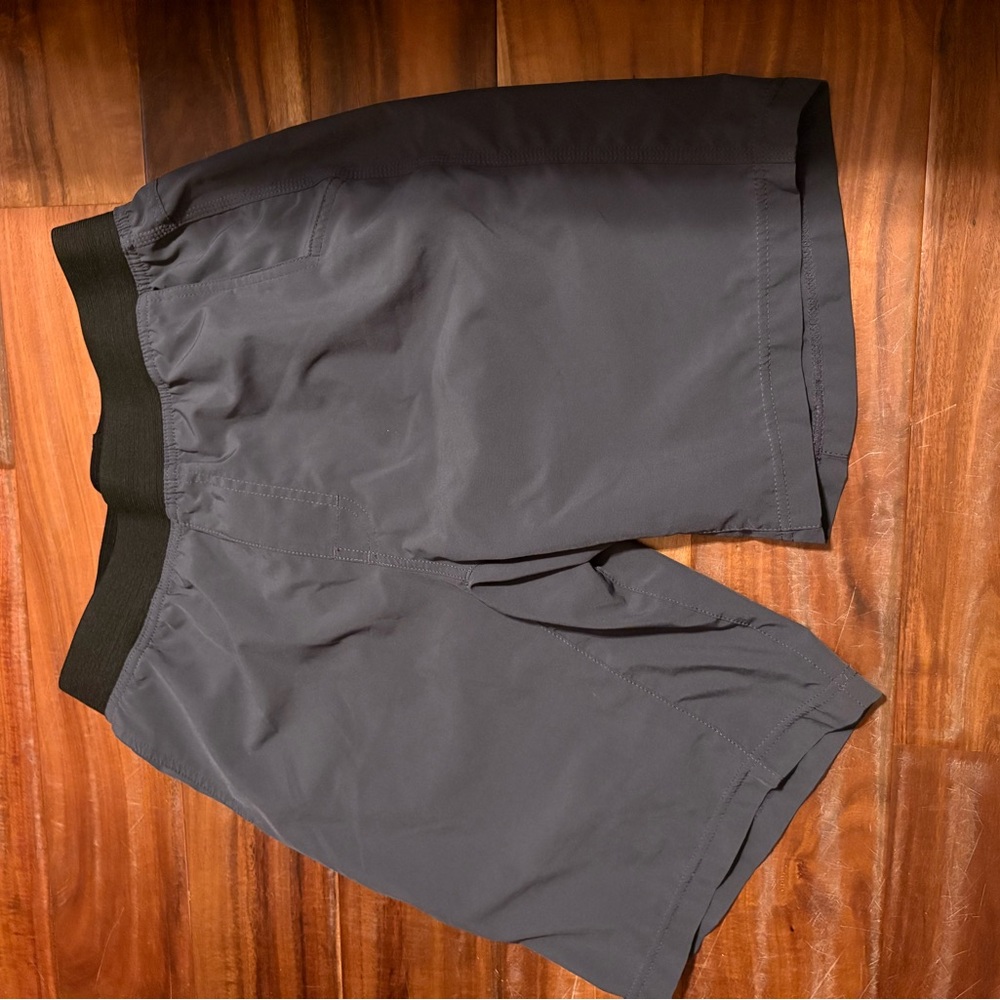 prAna Men’s Stretch Performance Shorts Gray‎ Size S Elastic Active Hiking (0554)